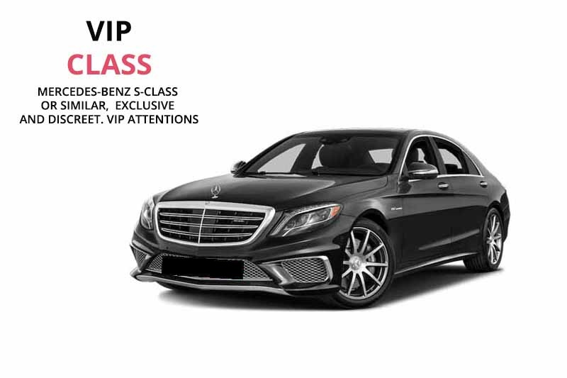 ar rental with luxury driver in Mercedes S class